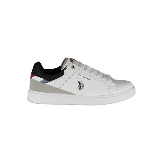 U.S. POLO ASSN. White Polyester Sneaker US-23743-EU45/US12