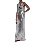 BLANCA VITA Sequin-Embellished Long Dress BL-8735248744660-42