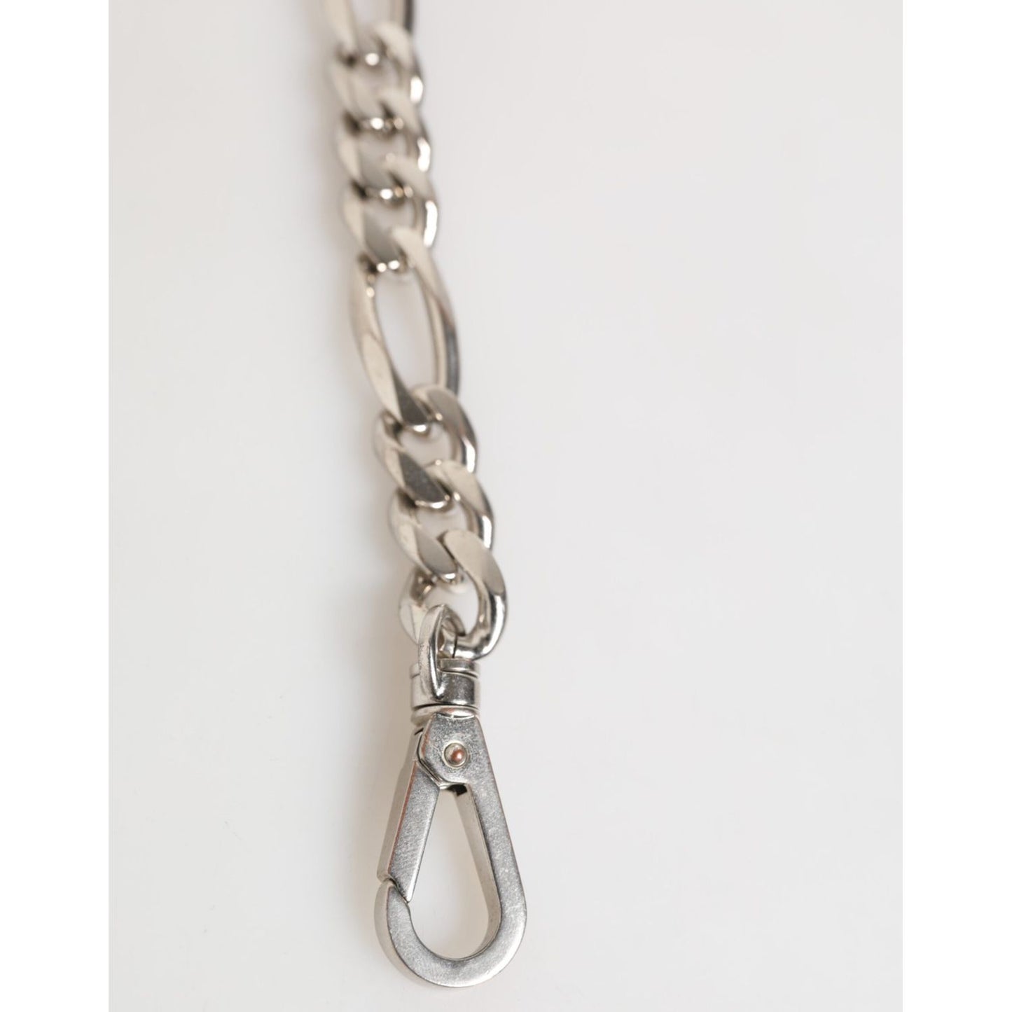 Dolce & Gabbana Silver Tone Brass Chain Lobster Clasp DG Logo Bracelet