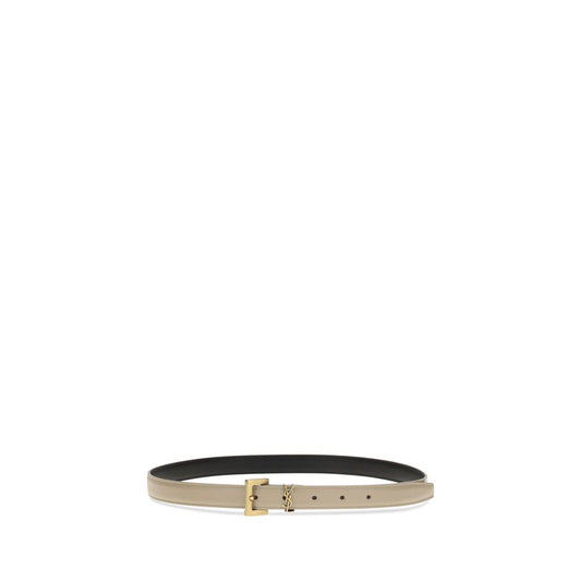 Saint Laurent Cassandre slim Belt SA-554465BOO0W2721-85 CM / 34 INCHES