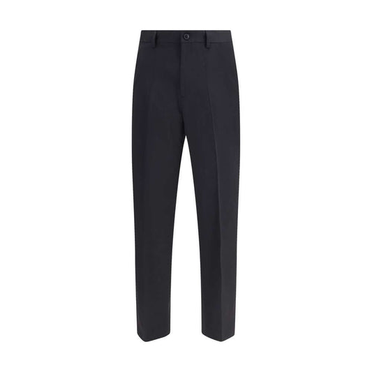 Our Legacy Black Fleece Wool Chino Pants