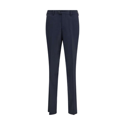 Lardini Blue Fleece Wool Chino Pants
