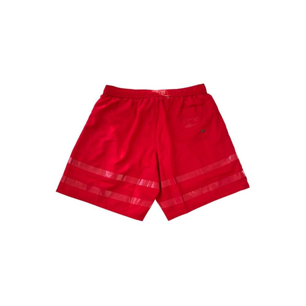 Iceberg Red Polyester Swimwear