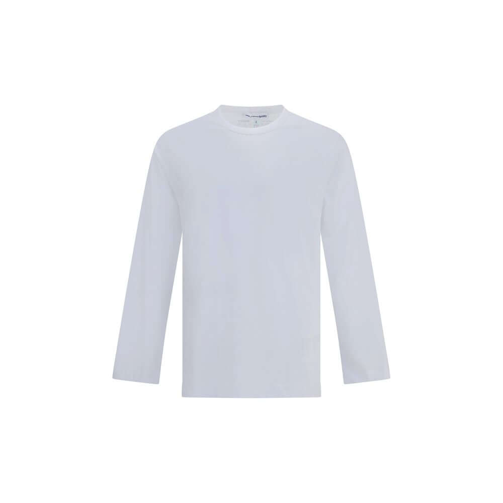 Comme Des Garçons White Cotton Long Sleeve T-Shirt
