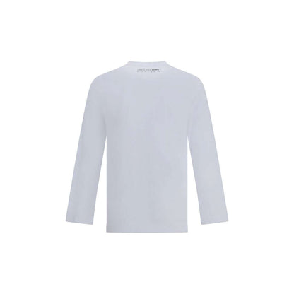 Comme Des Garçons White Cotton Long Sleeve T-Shirt