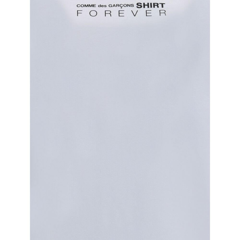 Comme Des Garçons White Cotton T-Shirt