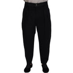 Dolce & Gabbana Black CottonStretch Loose DenimTrouser Jeans