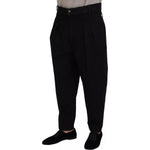 Dolce & Gabbana Black CottonStretch Loose DenimTrouser Jeans