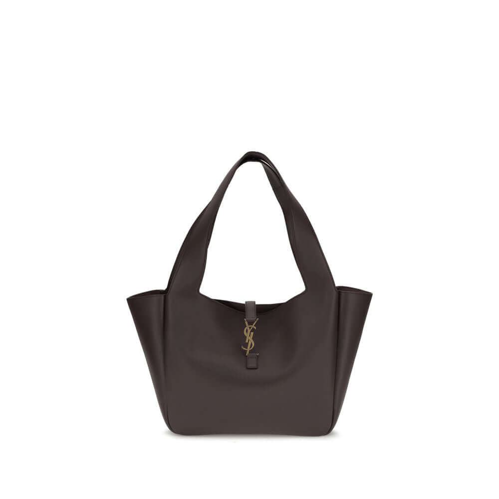 Saint Laurent Brown Lamb Ovis Aries Aries Shoulder Bag