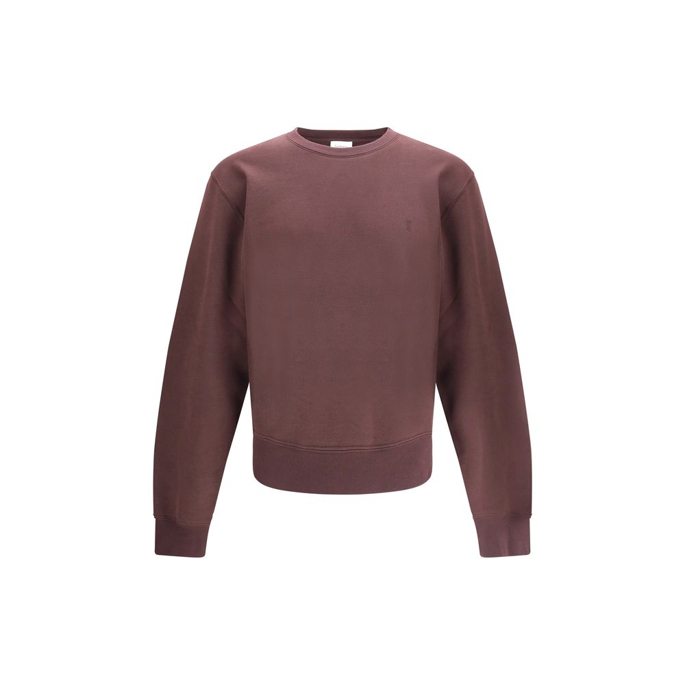 Saint Laurent Bordeaux Cotton Sweatshirt