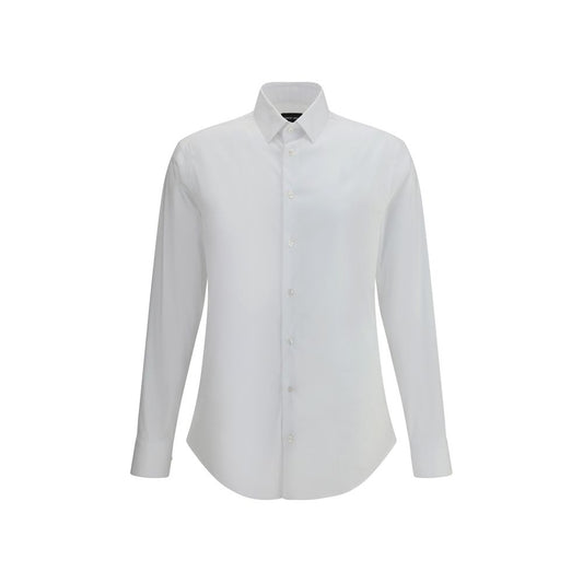 Giorgio Armani White Cotton Dress Shirt