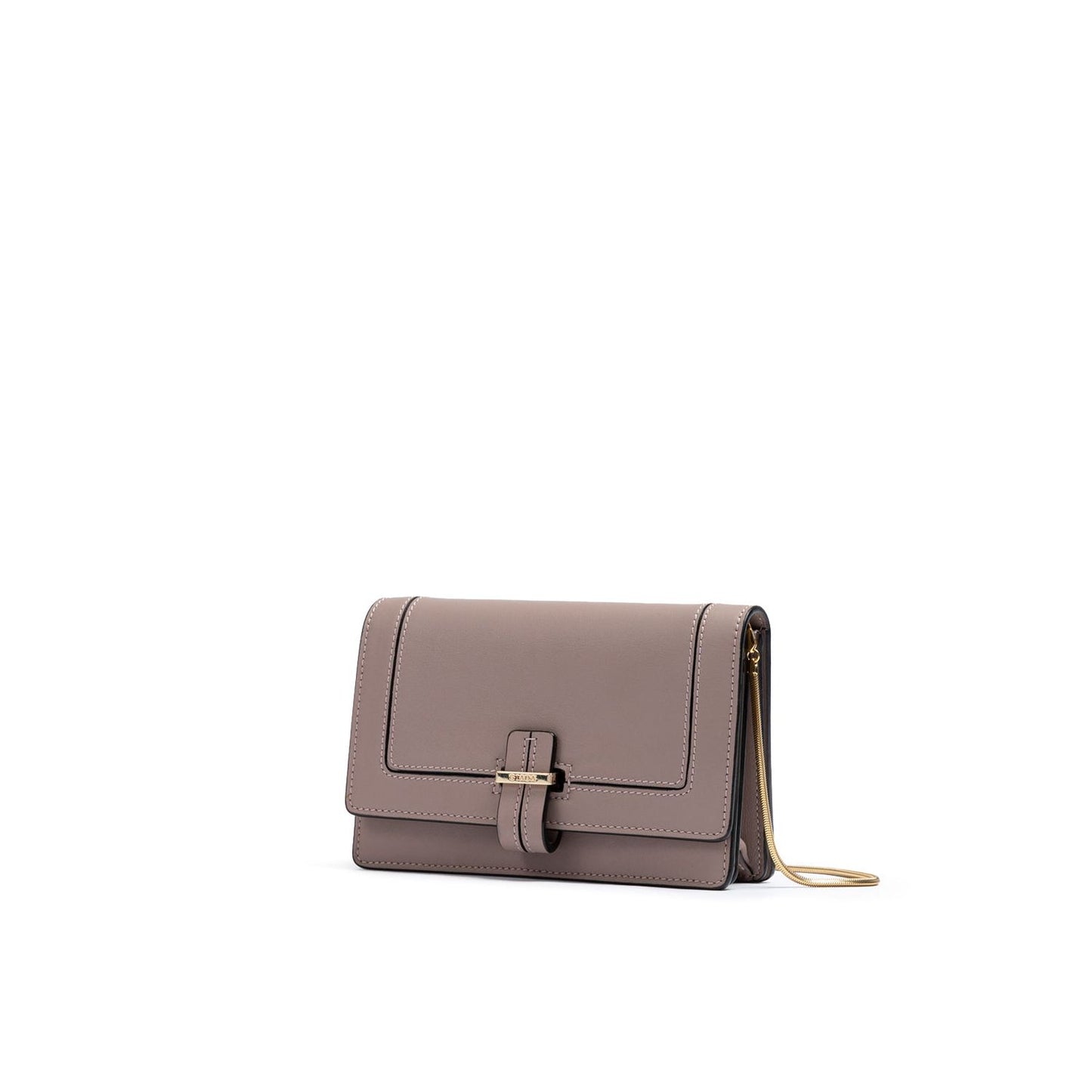 Giada Powder Pink Leather Clutch Bag GI300725-8