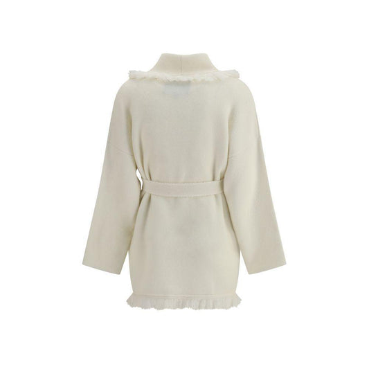 Alanui Cashmere Finest Cardigan AL-LWHB064E25KNI00E0300WHITE-M