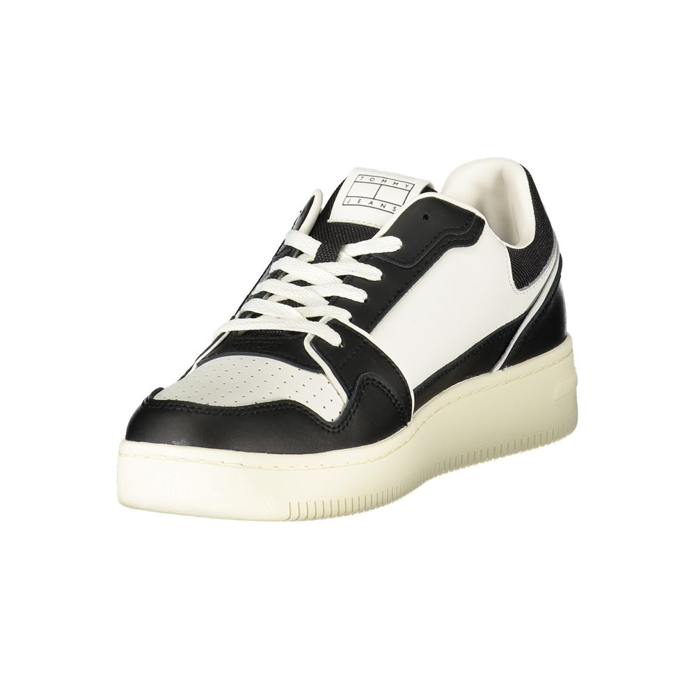 Tommy Hilfiger Black Polyester Sneaker