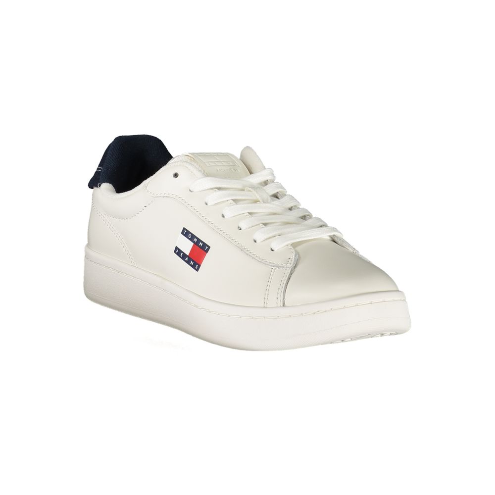 Tommy Hilfiger White Leather Women Sneaker