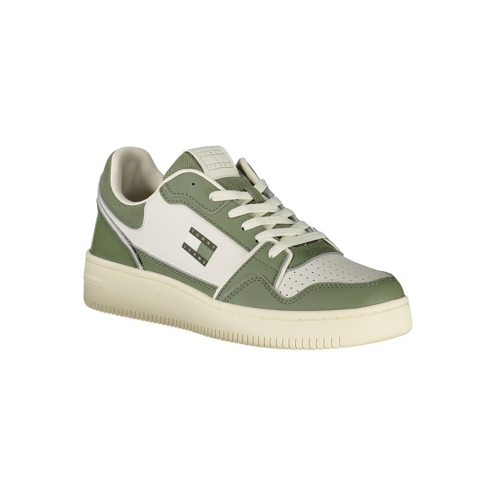 Tommy Hilfiger Green Polyester Sneaker