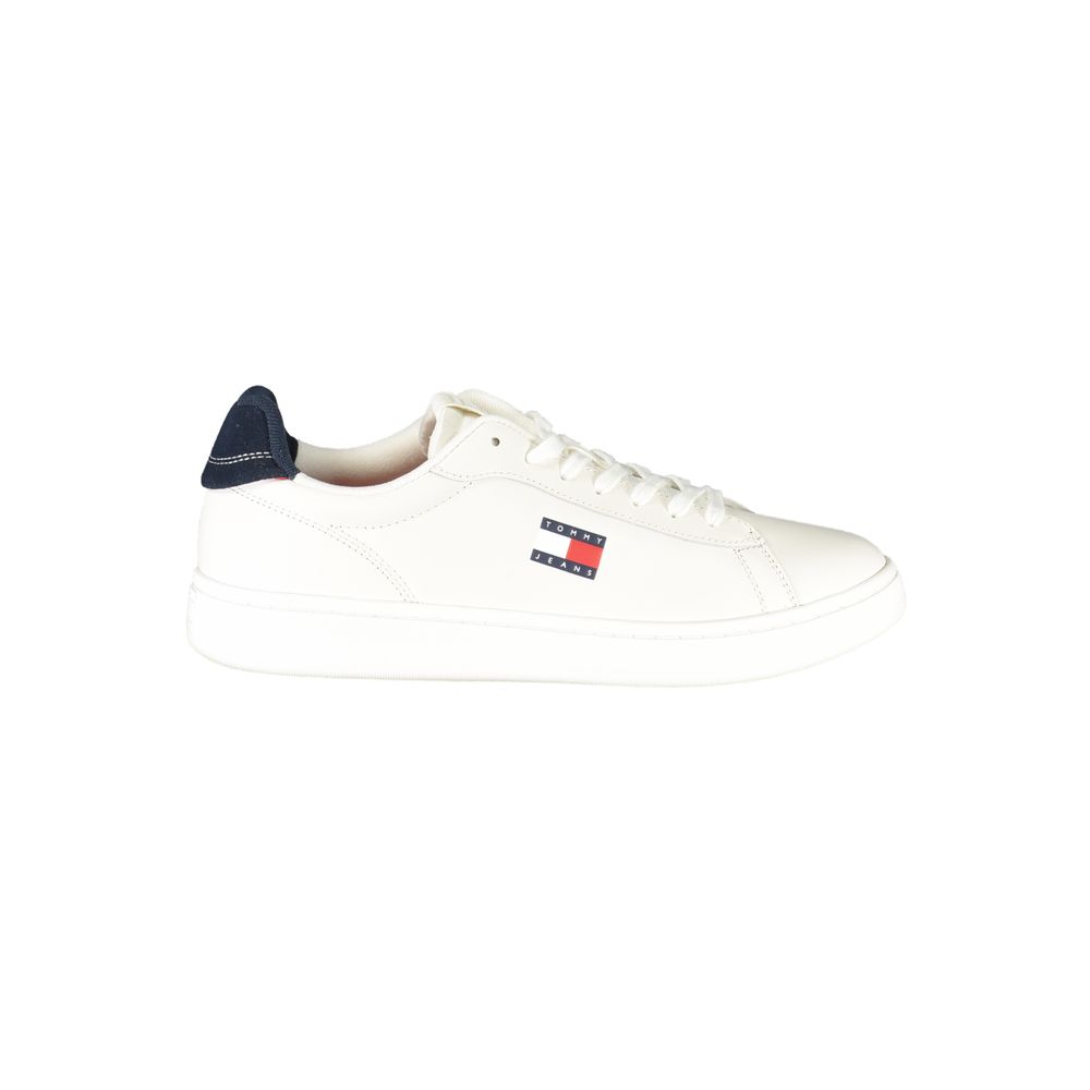 Tommy Hilfiger White Polyester Sneaker