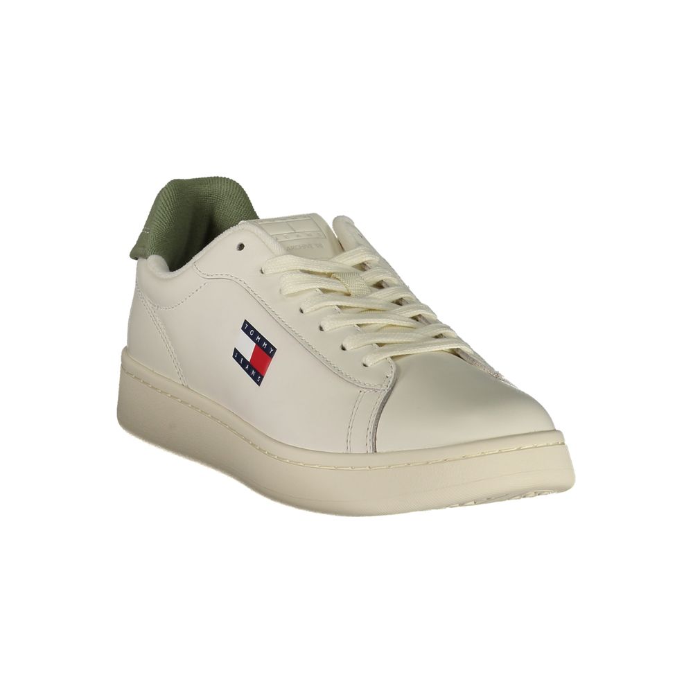 Tommy Hilfiger White Polyester Sneaker