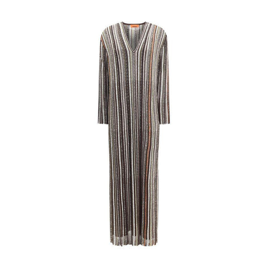 Missoni Striped long Dress with sequins MI-DS25WG05BK01C3SM9T5-IT42 | L