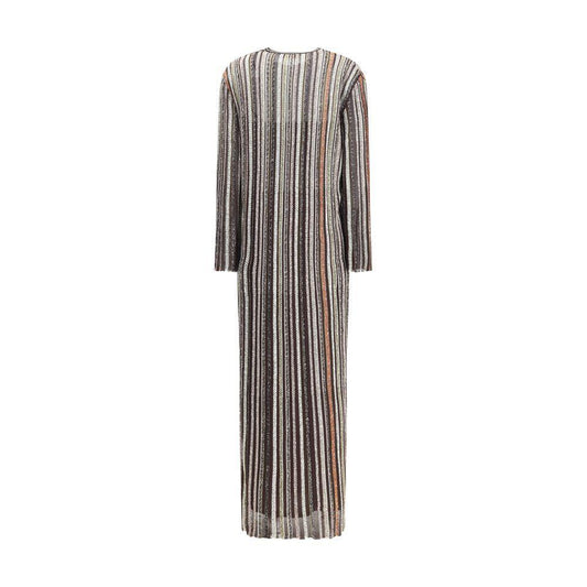 Missoni Striped long Dress with sequins MI-DS25WG05BK01C3SM9T5-IT42 | L