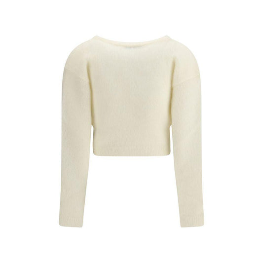 Alessandra Rich Mohair Cardigan with embroidery AL-FABX41839001-IT38 | S