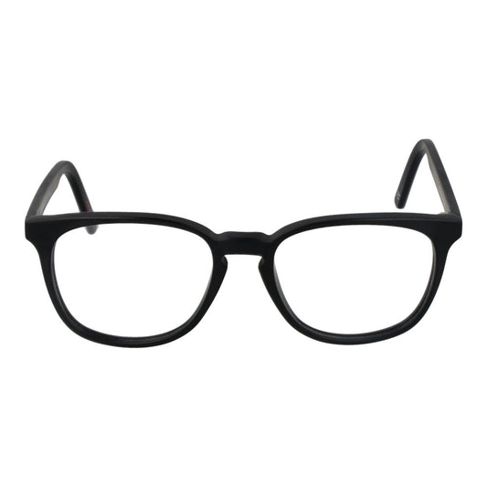 Andy Wolf Black Unisex Glasses Frame, acetate full-rim design, demo lenses