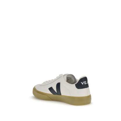 Veja White Leather Low Top Sneakers
