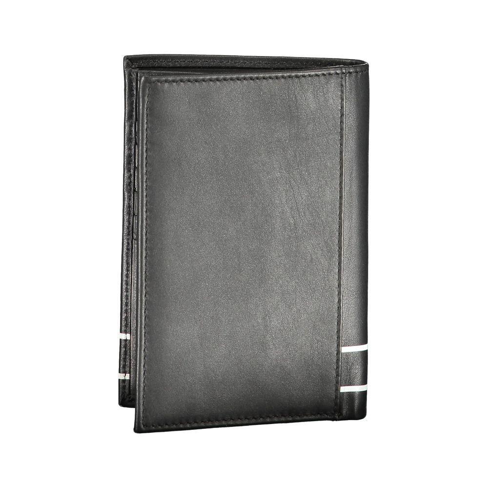 Bikkembergs Black Leather Wallet BI-15703