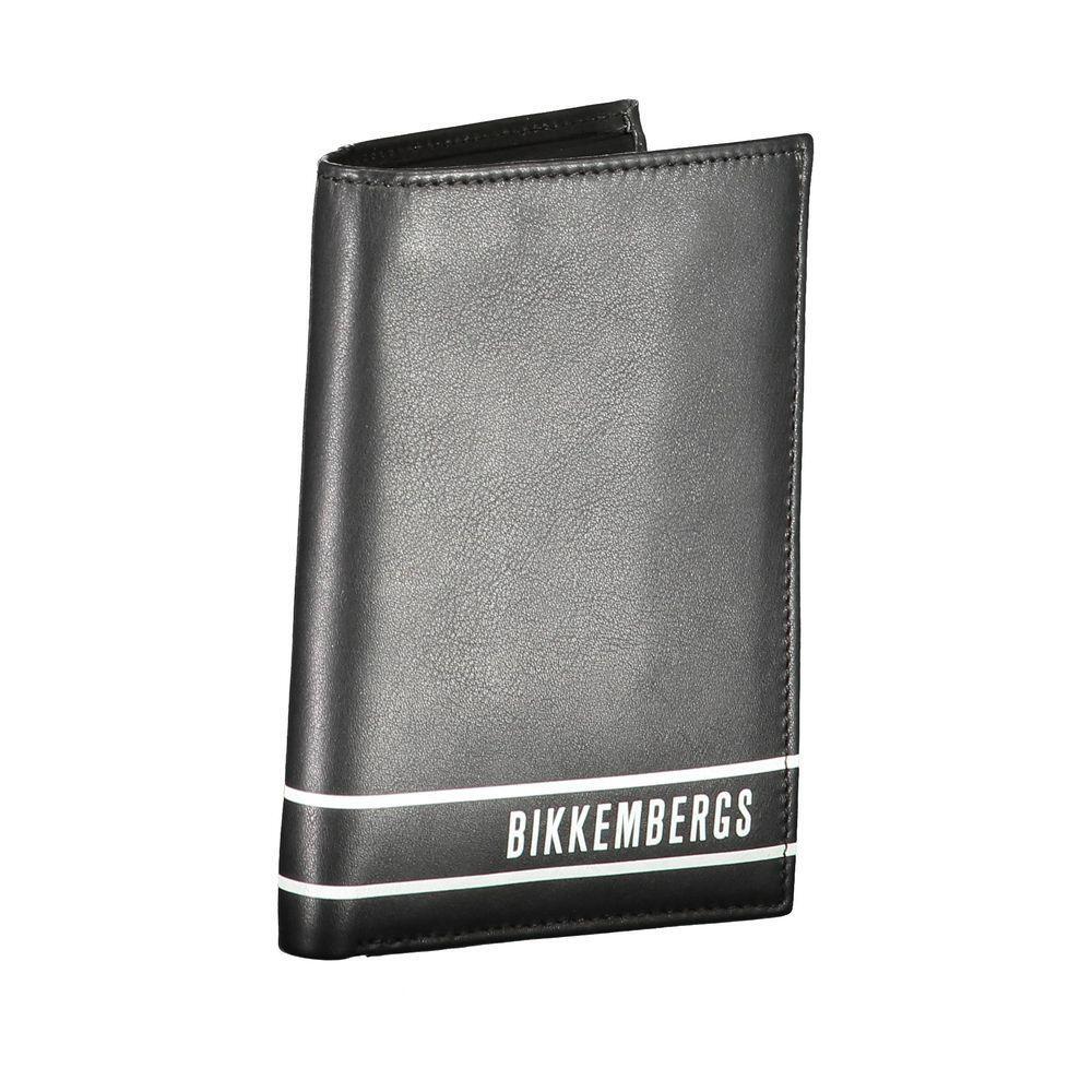 Bikkembergs Black Leather Wallet BI-15703
