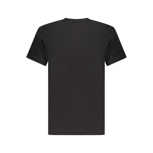 Tommy Hilfiger Black Cotton Men T-Shirt TO-39462-S