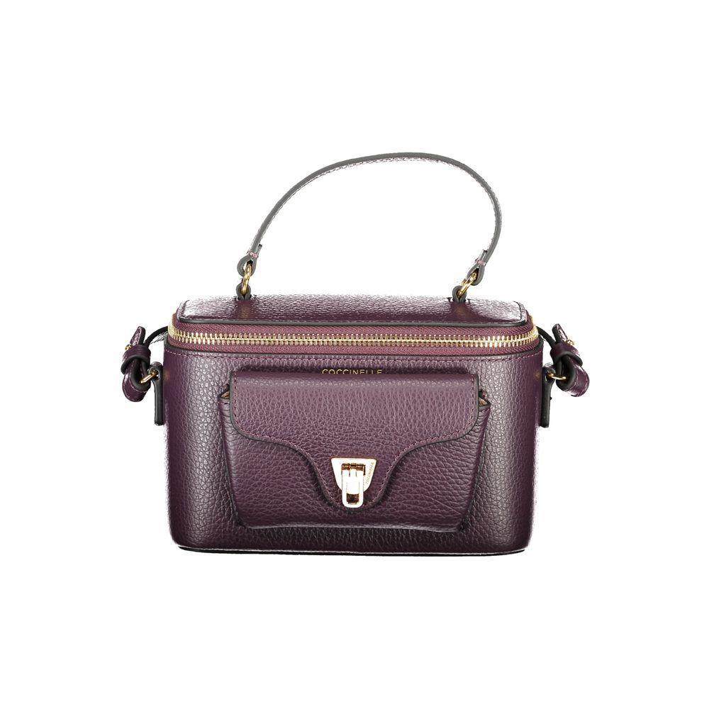 Front view with bag zipped and handles upright.