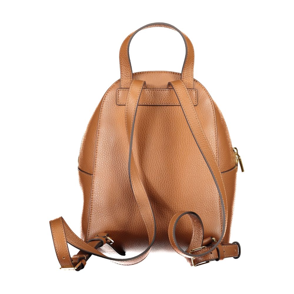 Coccinelle Brown Leather Backpack