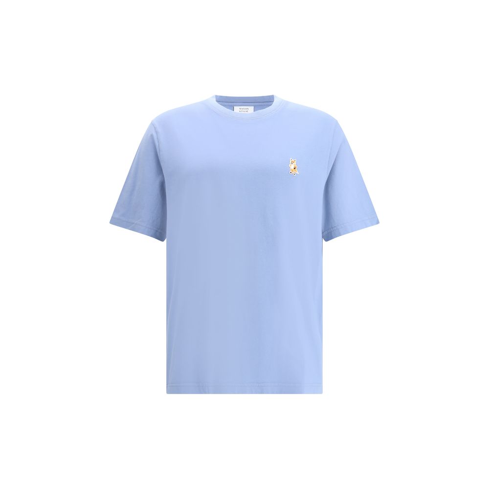 Maison Kitsuné Light Blue Cotton T-Shirt
