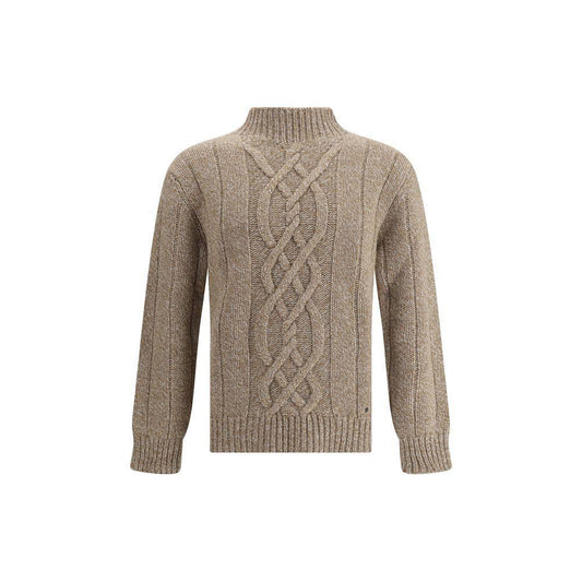 Brooksfield Beige Wool Sweatshirt