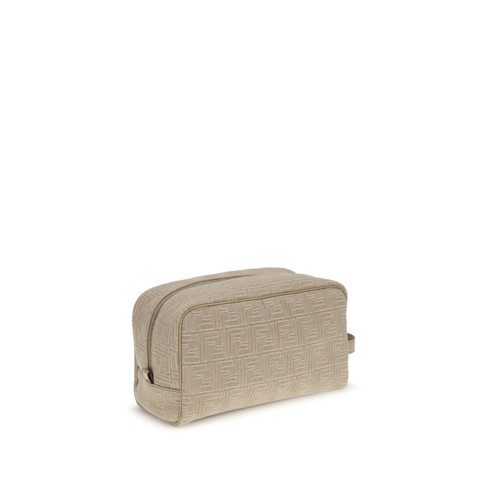 Front view with bag zipped and handles upright.