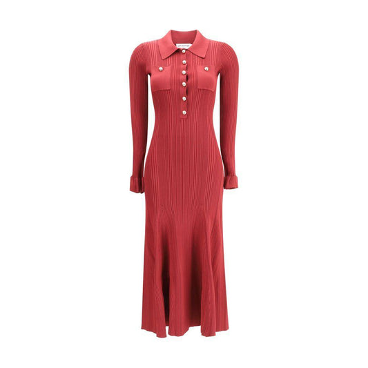 Self-Portrait Ribbed knit midi Dress
