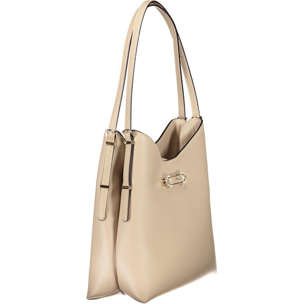 Guess Jeans Beige Polyethylene Women Handbag GU-39580