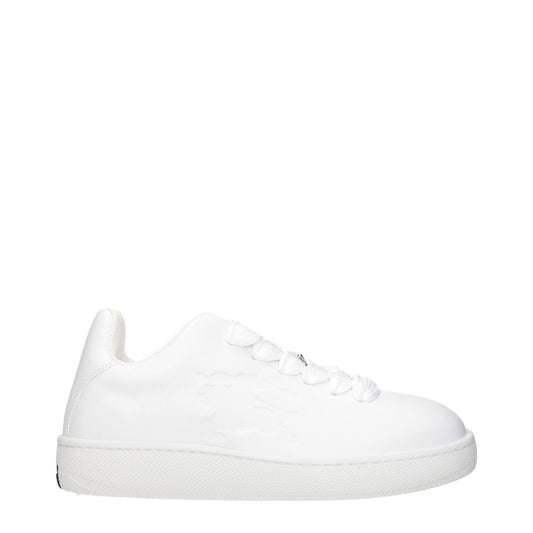 Burberry White Leather Low Tops BU-15265307394313-EU40/US7