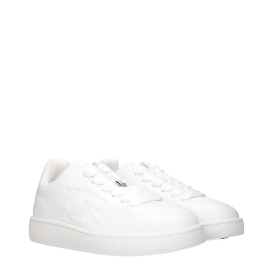 Burberry White Leather Low Tops BU-15265307394313-EU40/US7