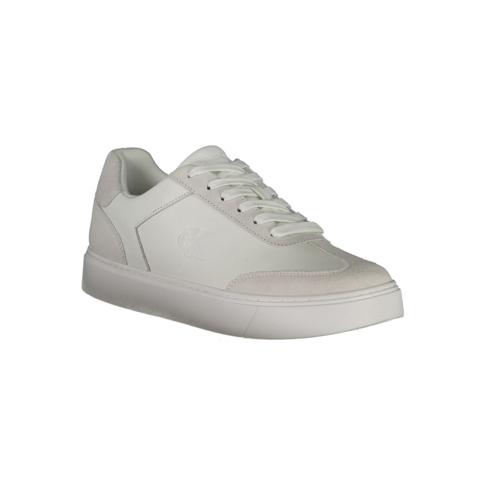 Calvin Klein White Polyester Sneaker