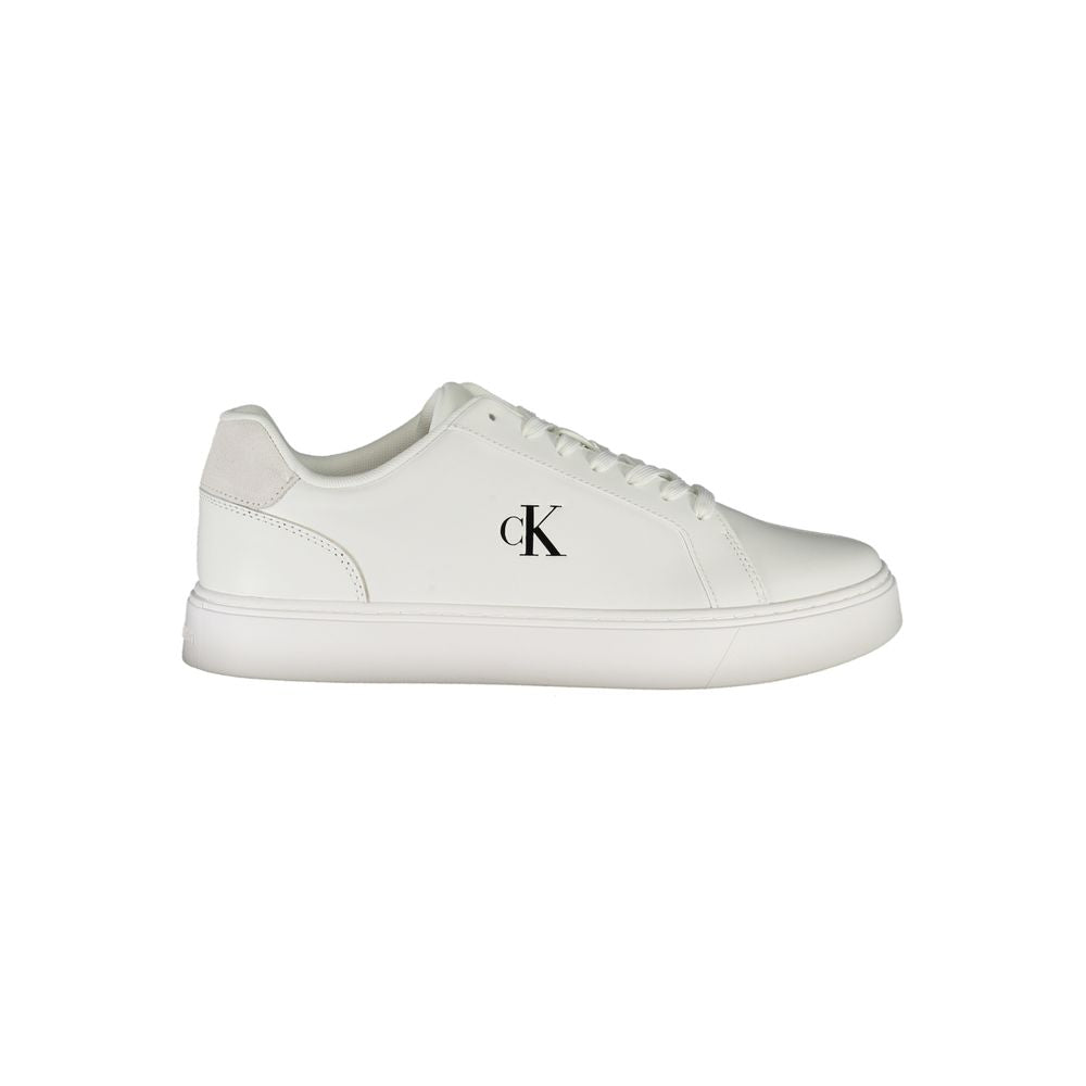 Calvin Klein White Polyester Sneaker