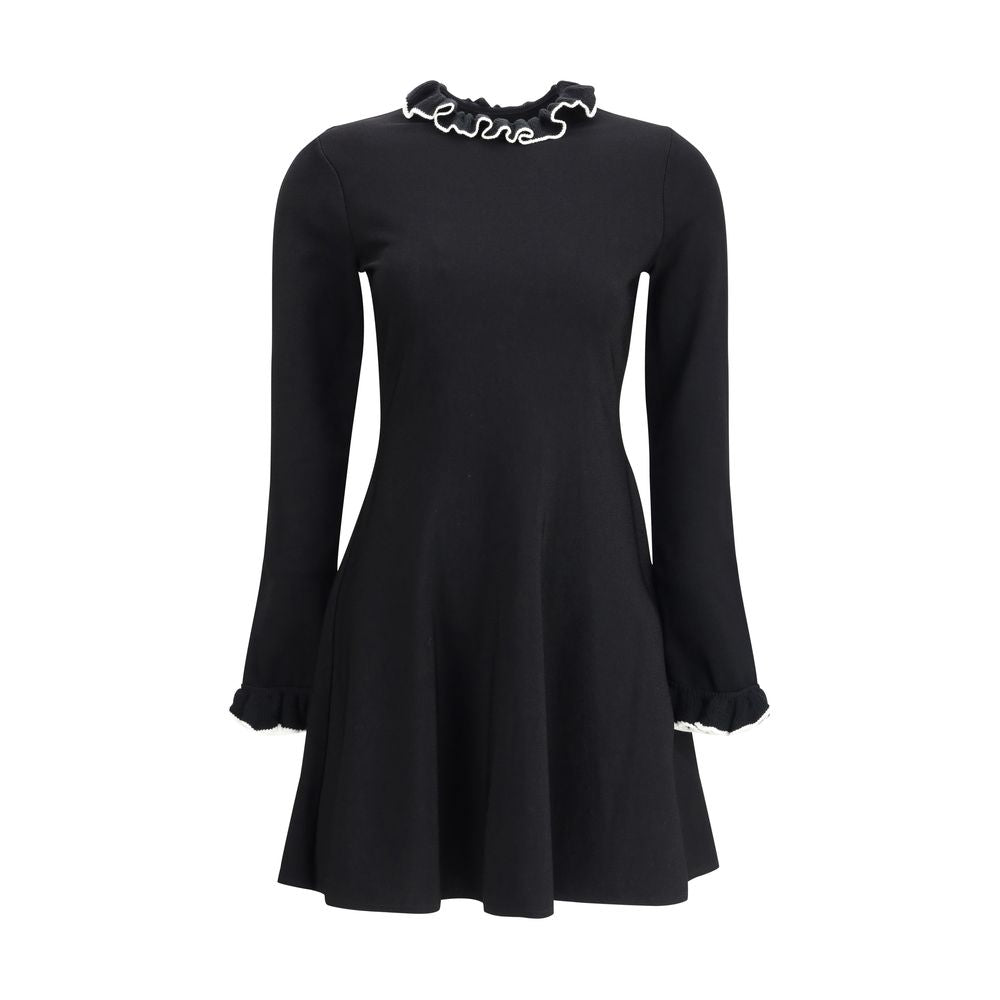 Valentino Black Viscose Casual Dress