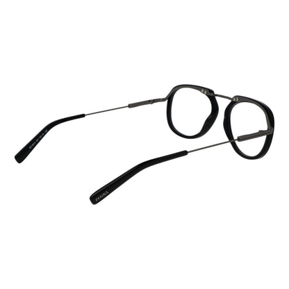 Ermenegildo Zegna Black Metal Glasses (Frames)