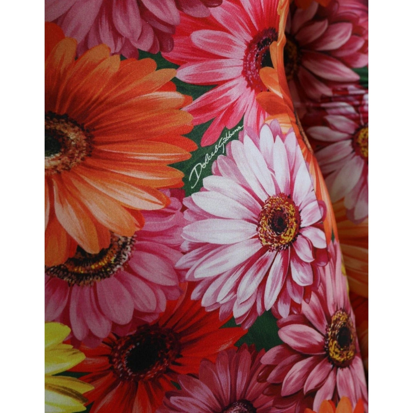 Dolce & Gabbana Multicolor Floral Print Sheath Mini Dress DR281023-40