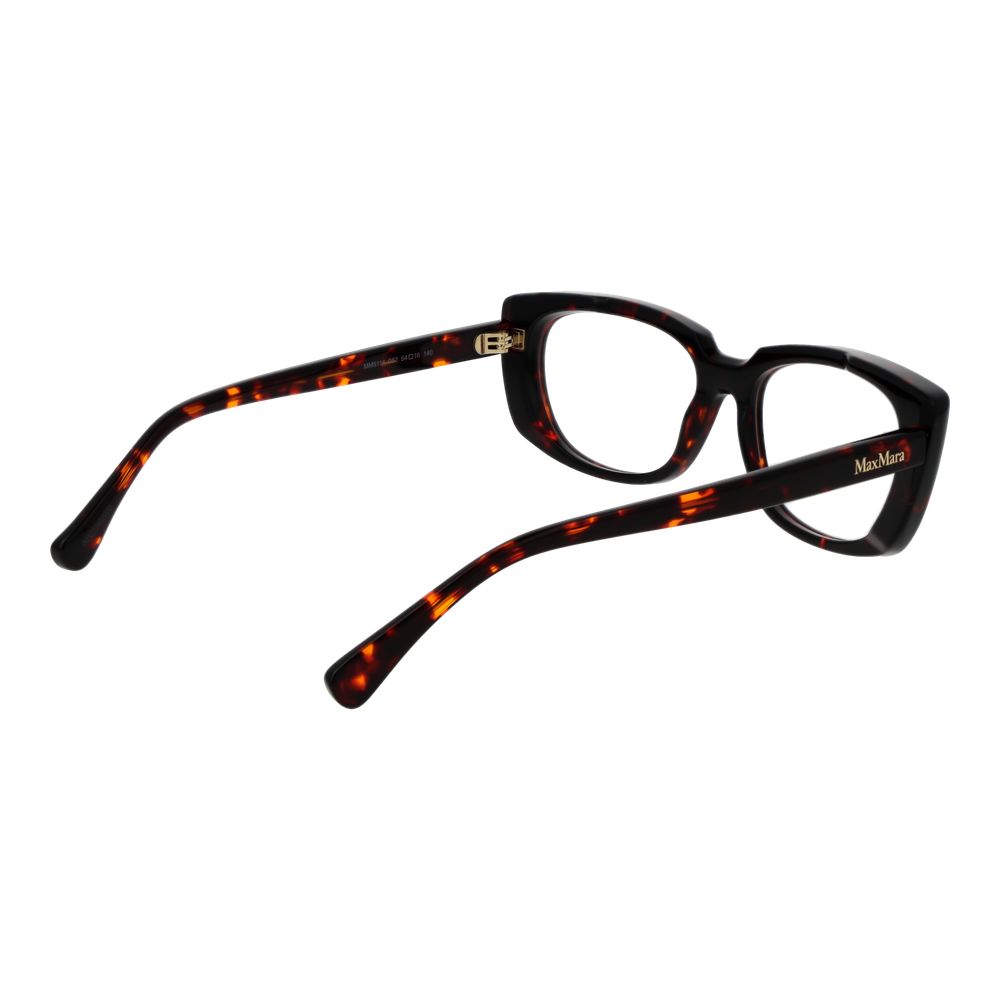 Max Mara Brown Women Glasses Frame with brown acetate full-rim design.