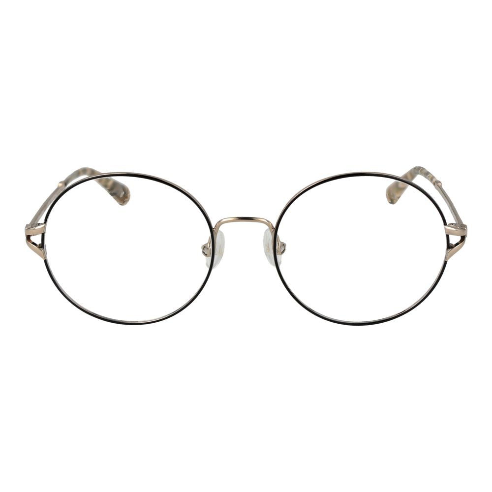 Christian Lacroix Beige Women Glasses Frame, full-rim metal round style, 51-18-135 size