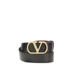 Valentino Garavani Reversible VLogo Belt VA-7W2T0SQ4IYR43K-100 CM / 40 INCHES