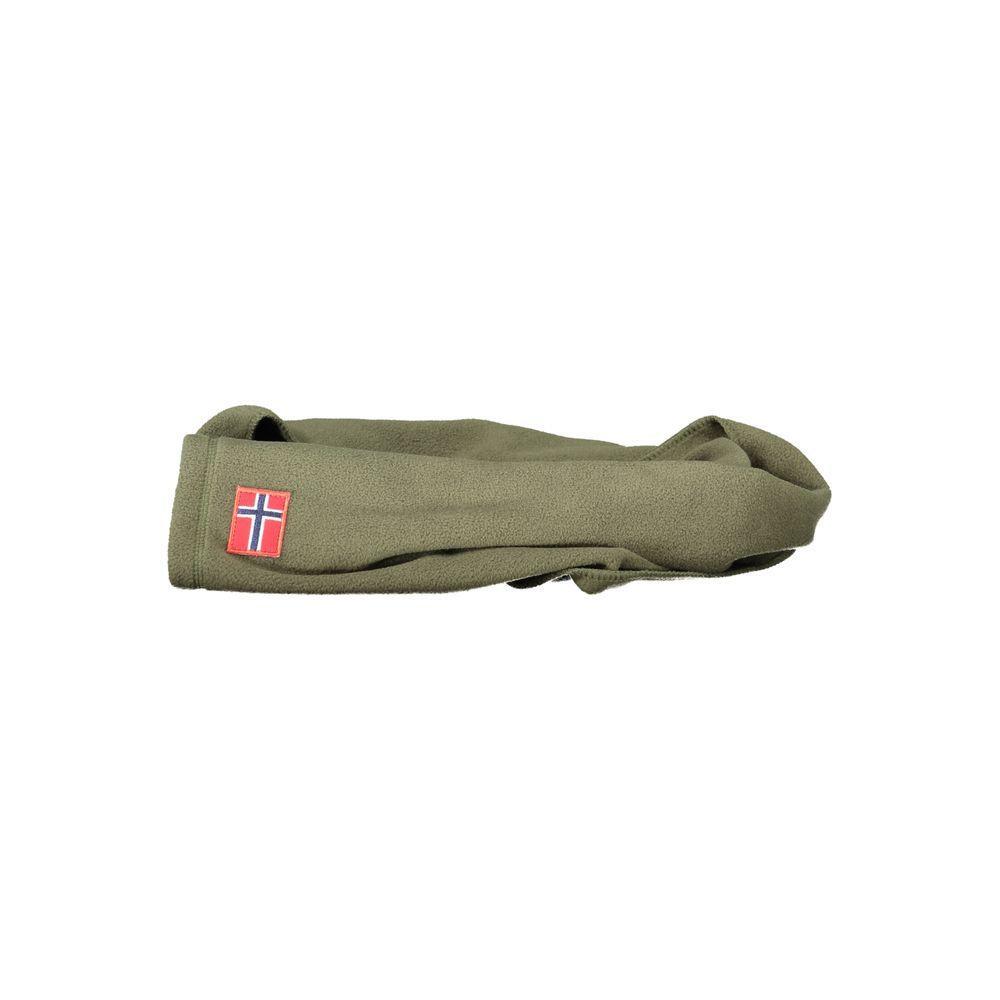 Front view with bag zipped and handles upright.