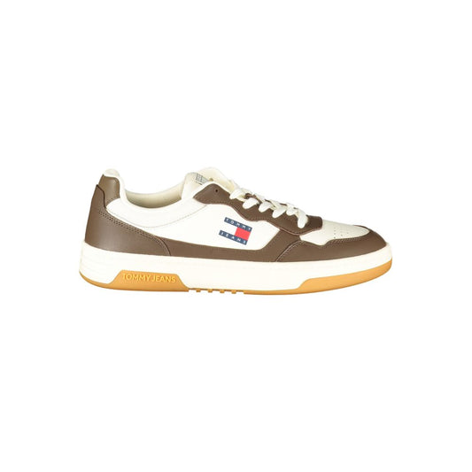 Tommy Hilfiger White Leather Men Sneaker