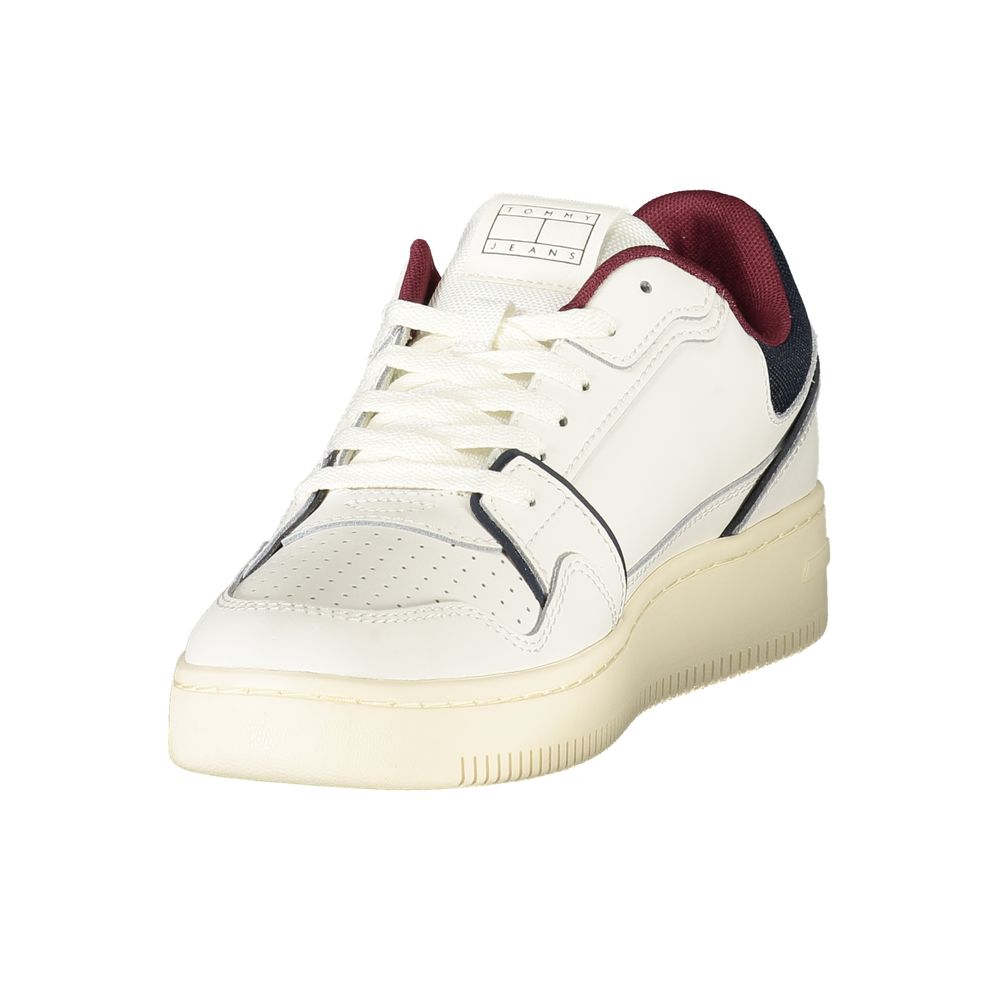 Tommy Hilfiger White Polyester Sneaker